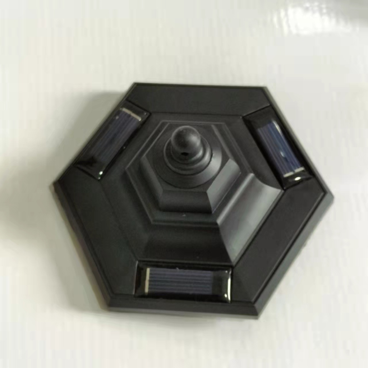 E-commerce cross-border solar hexagonal wall lamp outdoor waterproof courtyard villa hexagonal court lighting wall lamp