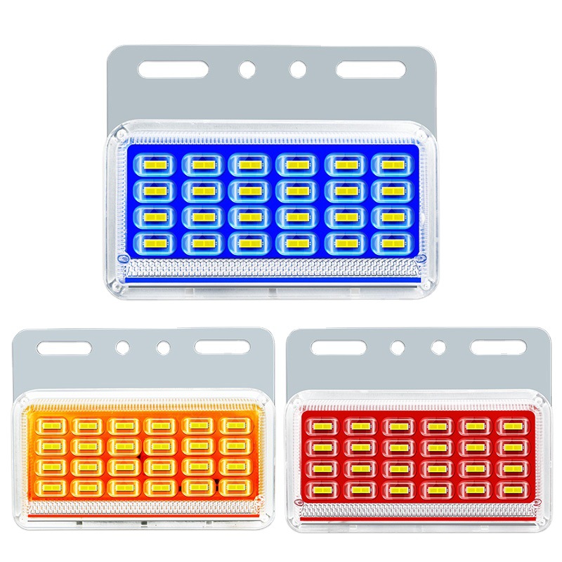 9D large truck LED side light 24V high brightness tire light car trailer side light wide light waist light floor light