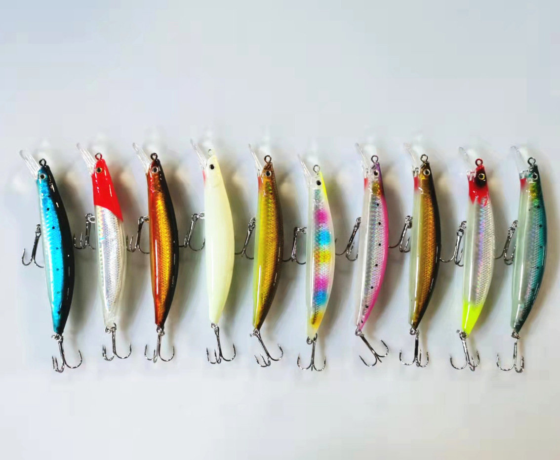 Factory outdoor fishing gear wholesale Luya bait submerged pencil Soft Bait floating luminous Mino 2
