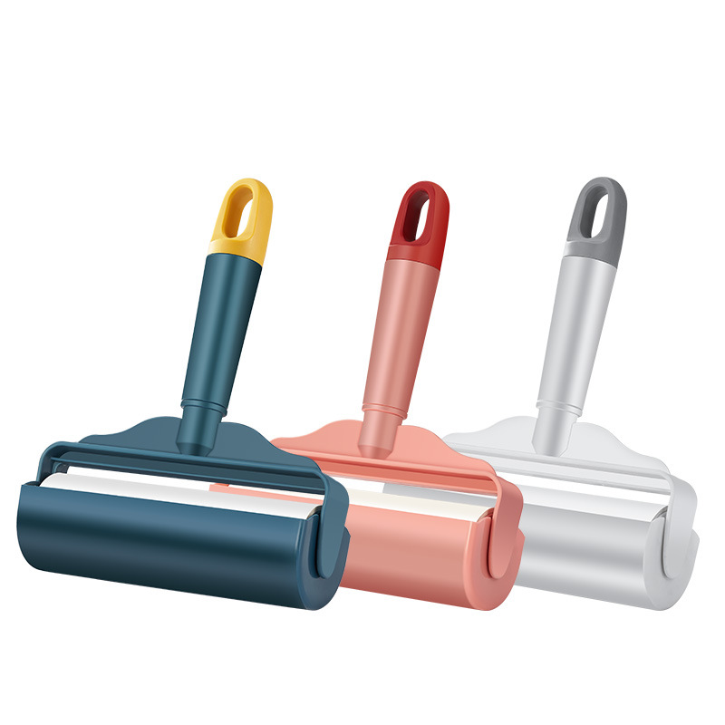 2021 new customizable contrast color large lint remover tearable roller roll paper portable clothes pet