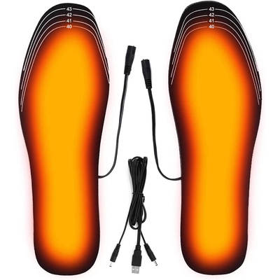 Amazon Cuttable USB Heating Insoles Foot Warmer Foot Warmer Charging Heating Insoles Heating Insoles