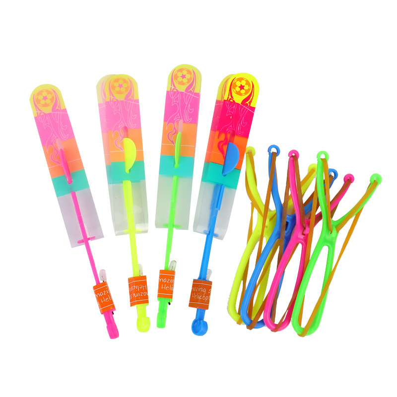 Luminous slingshot whistle arrow creative hot selling children's small toys flying fairy catapult small arrow stall supply