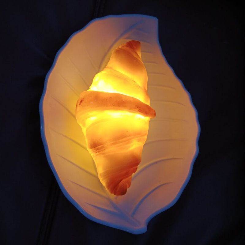 Cattle Croissant Bag Bread Lamp Method Stick Milk Bag Atmosphere Lamp Baking Shop Decoration Bread Cake Shop Decorative Lamp