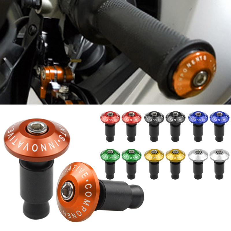 Motorcycle modification accessories handlebar plug handlebar plug large displacement street car sports car handlebar plug CNC aluminum alloy plug