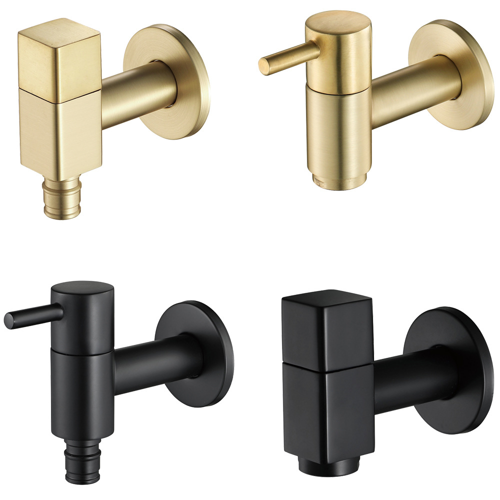 HIDEEP bathroom faucet wire drawing gold mop pool nozzle manufacturers wholesale HI10010-1