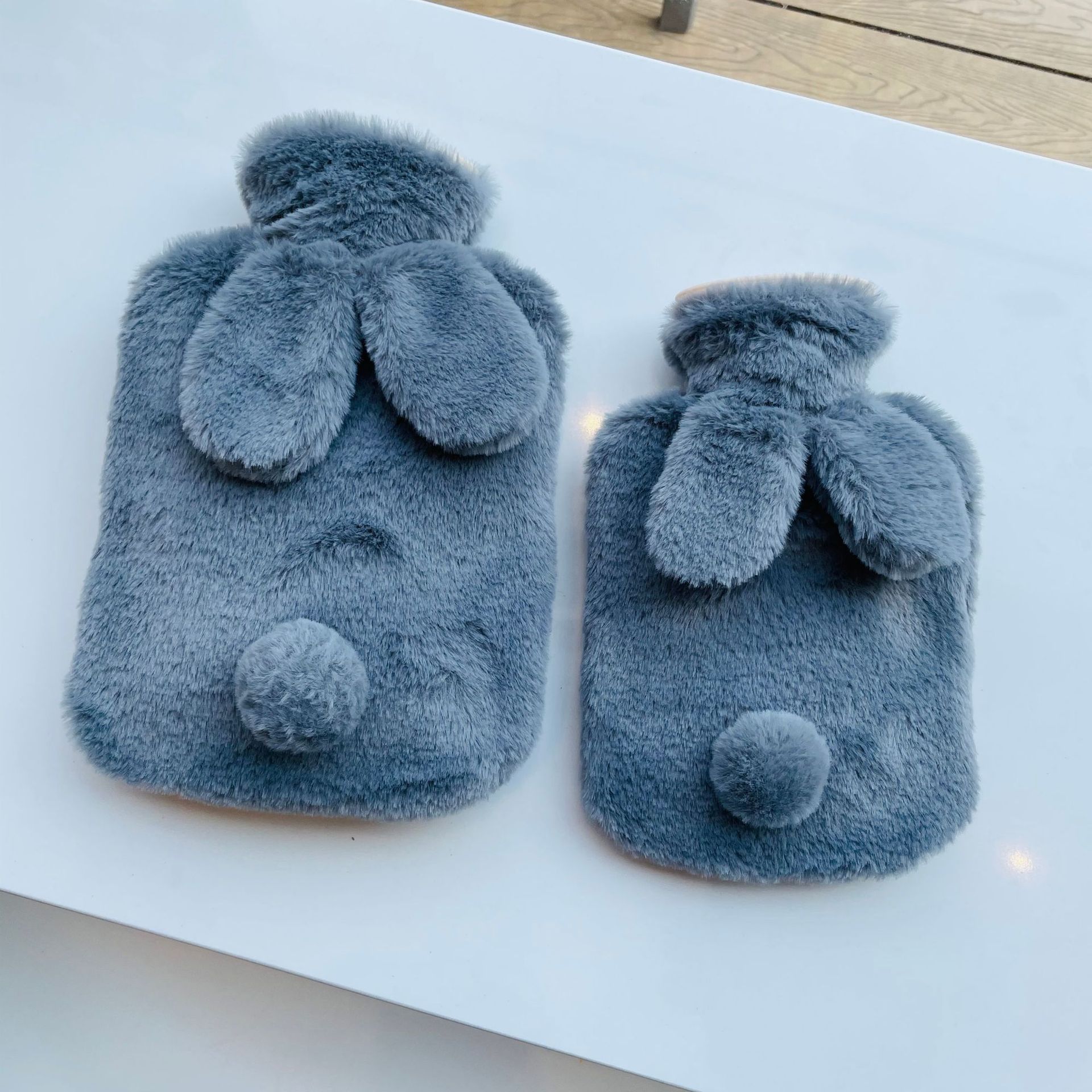 Korean version of rabbit plush warm water bag large number pvc hot water bag water injection hot compress warm hand source spot cross-border hot sale_voghion.com