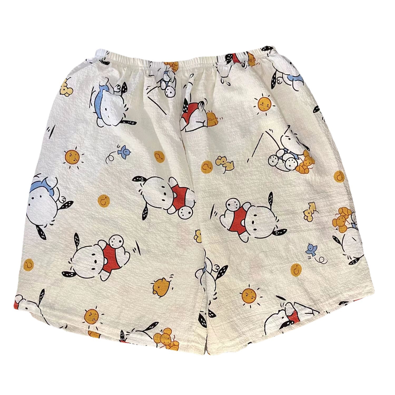 Walking Pants Instagram Style Summer Cartoon Printed Casual Loose New Style Thin Pajama Pants Women's Shorts Home Pants Summer