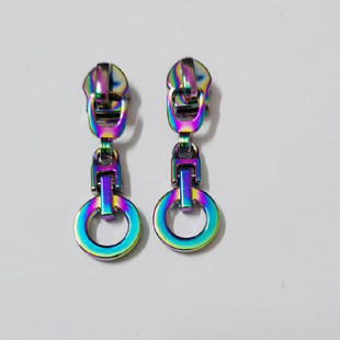 HAC manufacturer in stock supply nylon No. 5 small ring zipper head multi-color options
