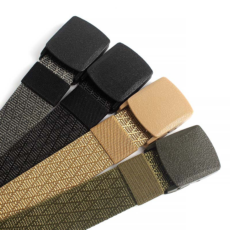 Men's new maze pattern outdoor training tactical belt nylon woven canvas casual all-match fashion belt