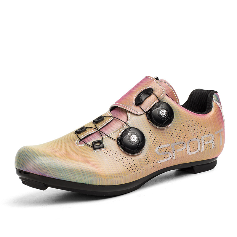 New Road Car Lockless Cycling Shoes for Men and Women Summer New Mountain Bike Lock Shoes Hard Sole Dynamic Lockless Cycling Shoes