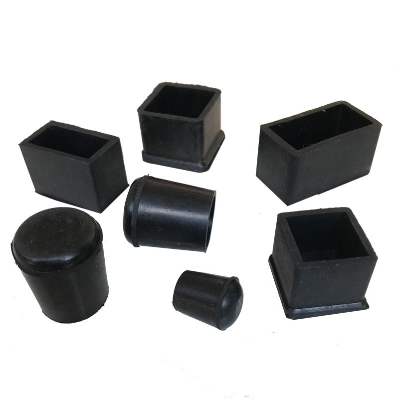Rubber Foot Cover Soft Rubber Cover Rubber Jacket Tube Cover Foot Mat Square Chair Foot Cover Foot Pad Anti-slip Pad Protective Jacket