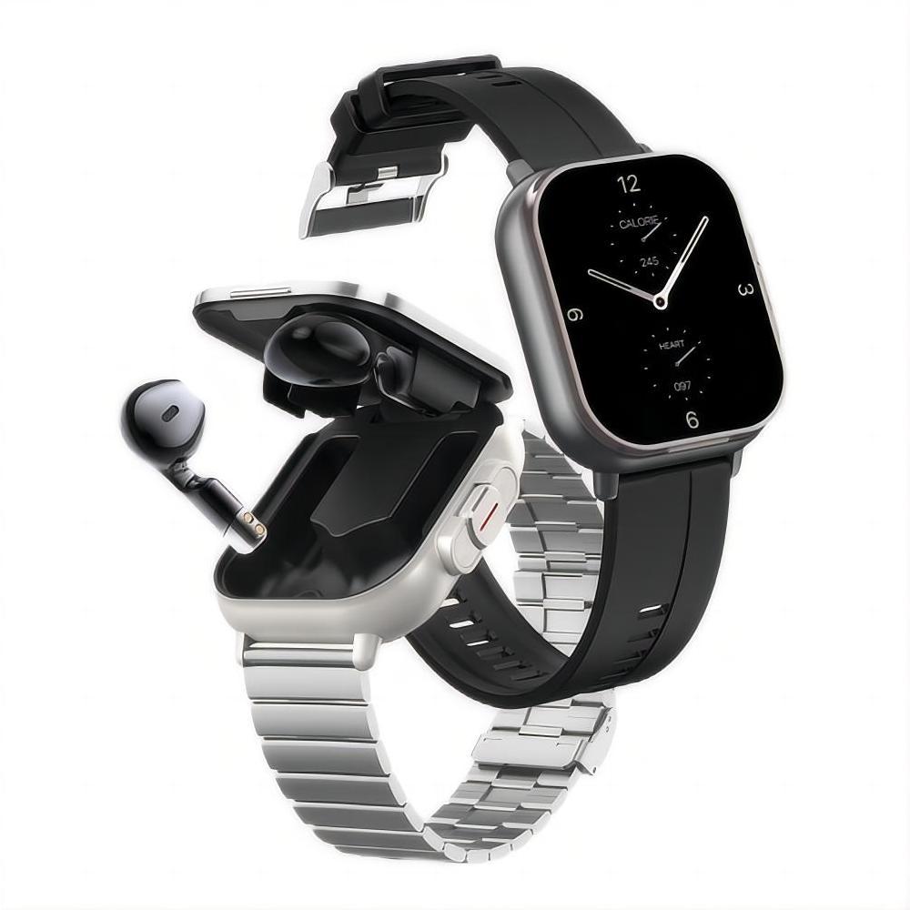 Cross-border hot selling D8 smart watch tws 2-in -1 Bluetooth headset 2-inch full screen touch call music sports