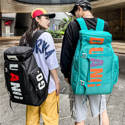 Letter Street School Bag High School Students Large Capacity Japanese Backpack Korean Style Ins Women's Personalized Men's Outdoor Backpack