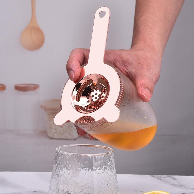 304 stainless steel ice separator Ice Cube cocktail filter cocktail ice filter Mickey binaural filter