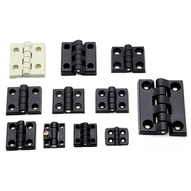 abs black nylon damping hinge hinge industrial meter box door and window ordinary pp Casement plastic hinge accessories