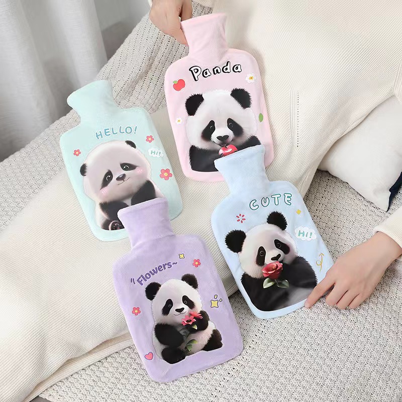 Yugui dog hot water bag water injection ins cute portable hand warmer hot compress belly warming large small size explosion-proof hot water bag