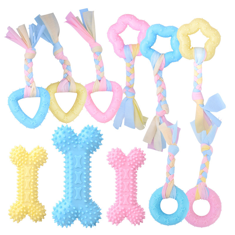 Dog Toy Ball Bite Resistant Grinding Stick Puppy Teddy Golden Hair Relieving Boring Small Dog Dog Bite Wholesale Pet Supplies