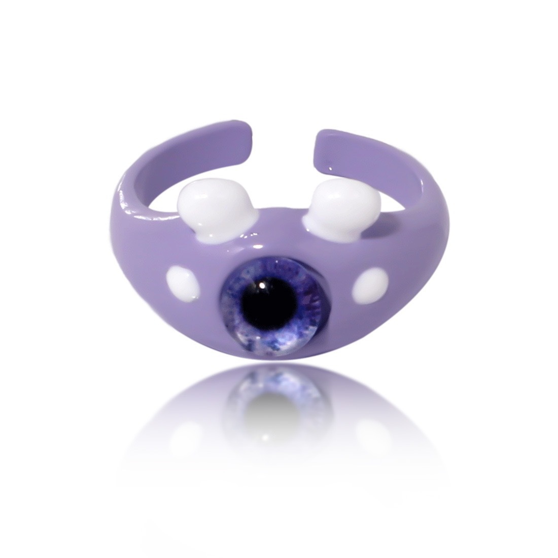 Anello carino con mostro di gatto carino, moda femminile, anello aperto regolabile per dita, anello di personalità per fidanzate di celebrità di Internet_voghion.com