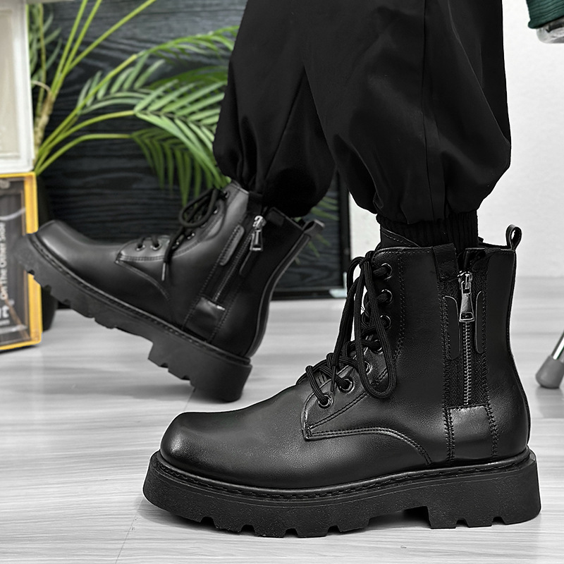 Martin Boots Men's Boots British Fan Car Boots High-top Leather Boots 2025 Autumn and Winter New Boots Boots plus size Workwear Shoes