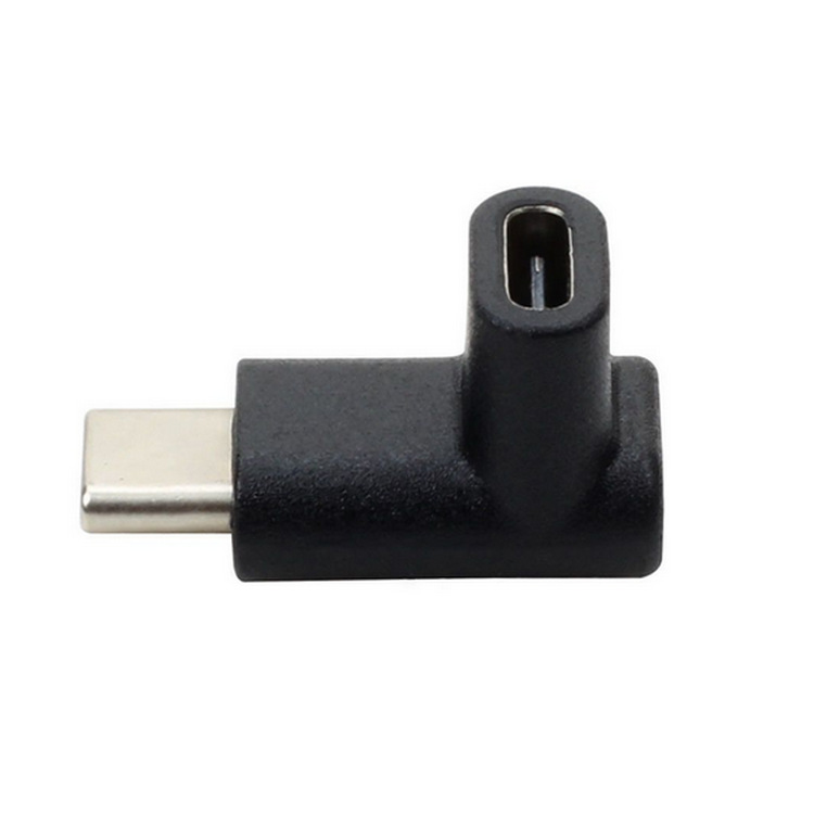 type-c male-to-female adapter USB-C extension 90 degree adapter USB3.1 90 degree side bend adapter