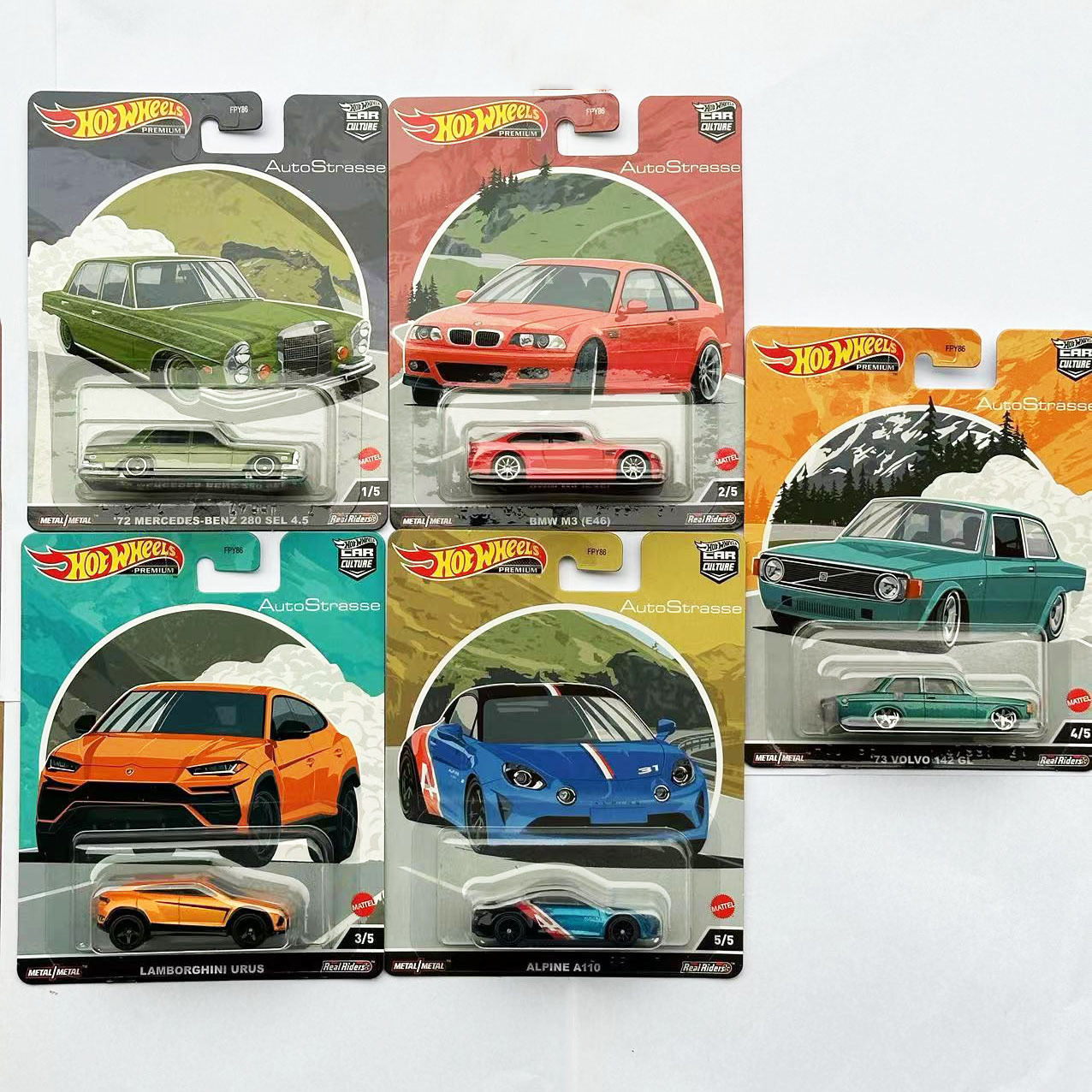 Hot Wheel Alloy Hot Car Speed and Passion FPY86 GJT68 Culture Series Garden Boulevard