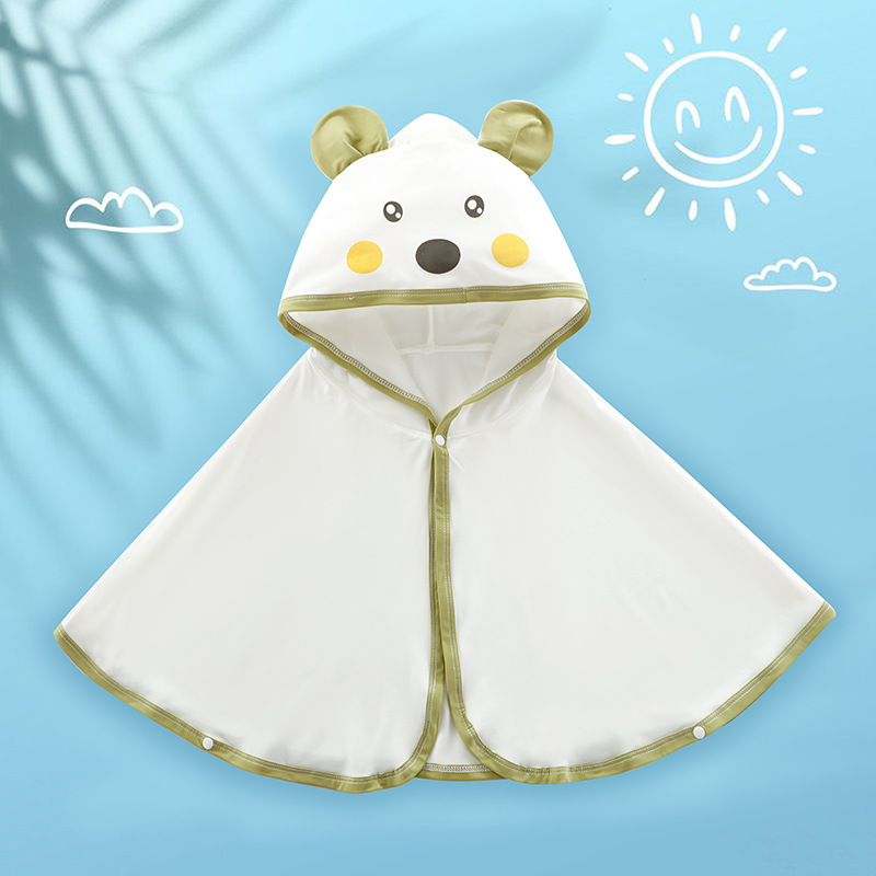Children's cloak clothes baby sun protection clothing cloak breathable Ice Silk toddler Summer thin baby girl Summer little children