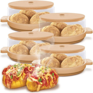 New microwave oven bacon potato pot potato box baking gadget home baking good helper Amazon hot sale