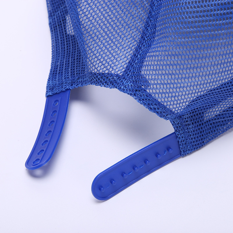 2024 new cross-border solid color six-piece mesh cap pure cotton mesh baseball cap factory wholesale breathable sun hat printing