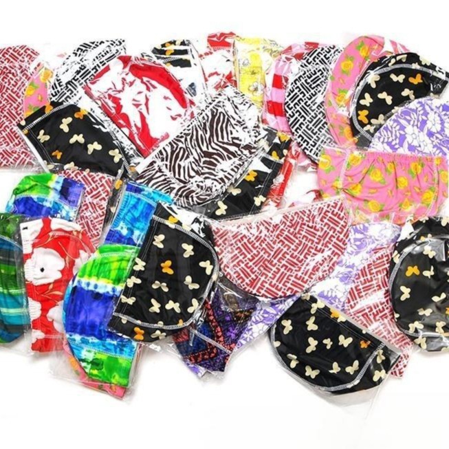 Genuine men's cheap cloth swimming cap hot spring spandex swimming cap high-grade swimming cap swimming pool hot spring postage wholesale