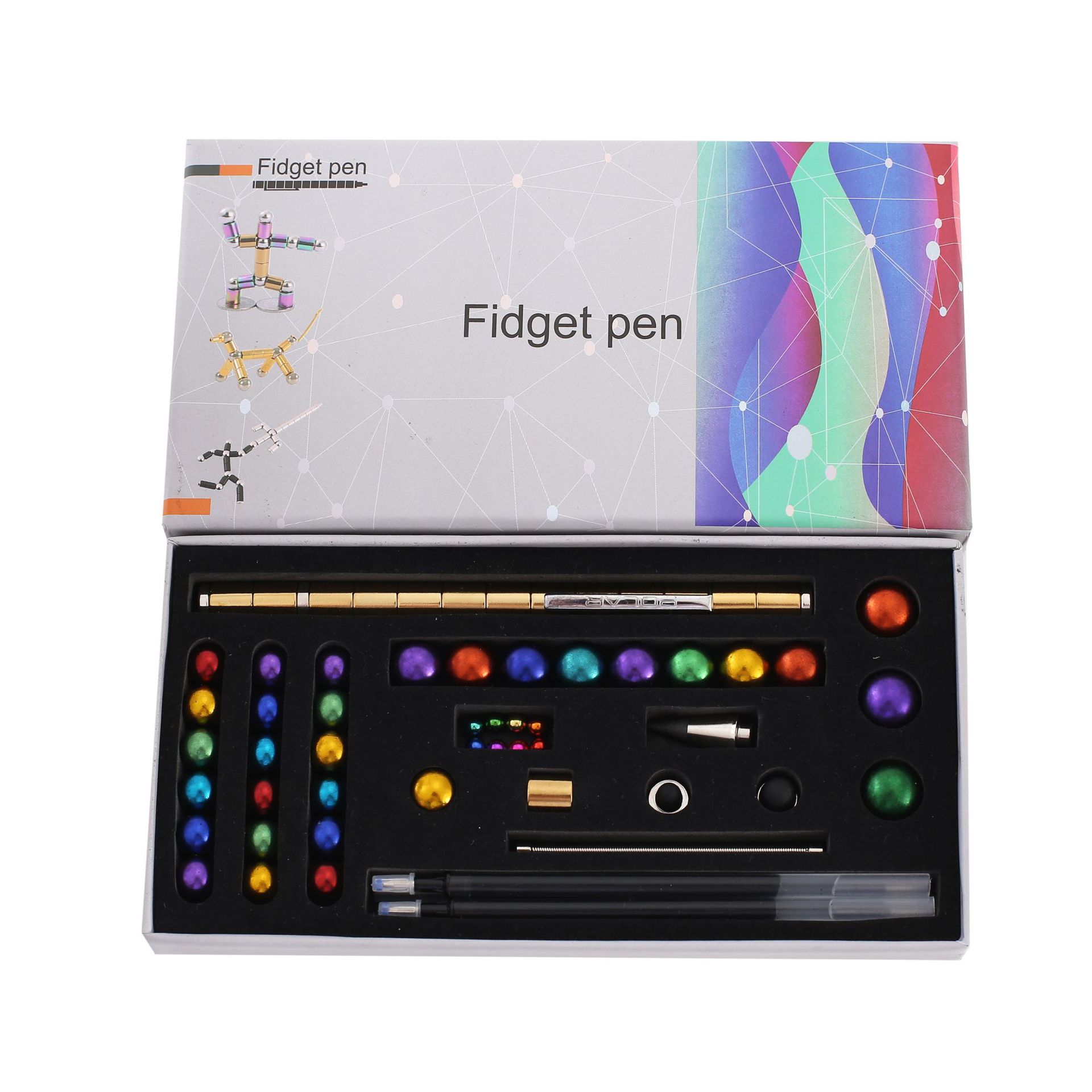 Variety Magnet Pen Magnetic Pen Magnetic Pen Creative Capacitance Pen Black Technology Student Decompression Artifact Magnetic Pen Toy