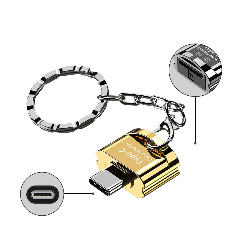 type-c TF card reader mini otg adapter mobile phone connection DSLR camera card usb-c3.1 high speed