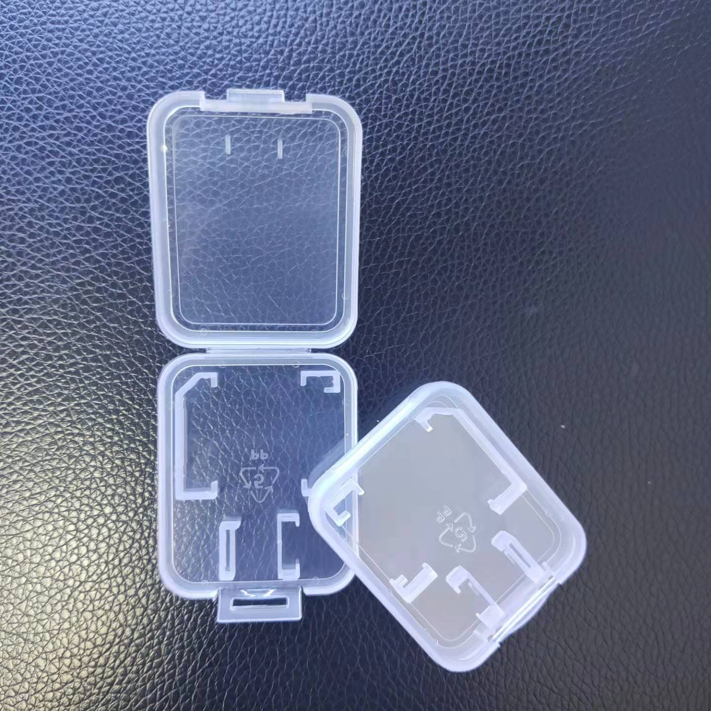 In stock sd/TF card double card thickened small white box double card packing box TF memory card SD double card PP plastic box