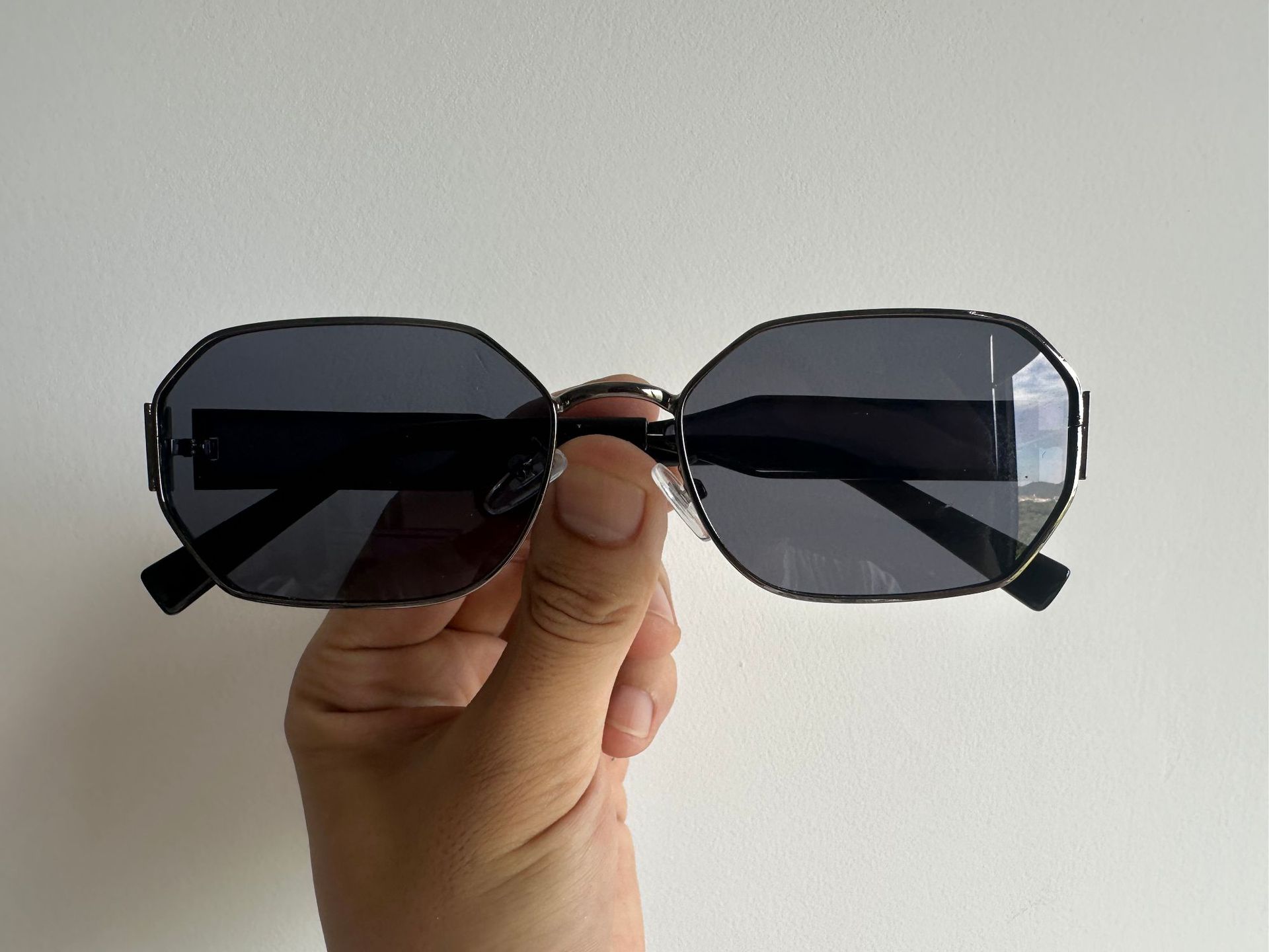 New style small frame wide leg women's sunglasses European and American personality fashion glasses sunglasses female hot girl sunglasses s23007_voghion.com