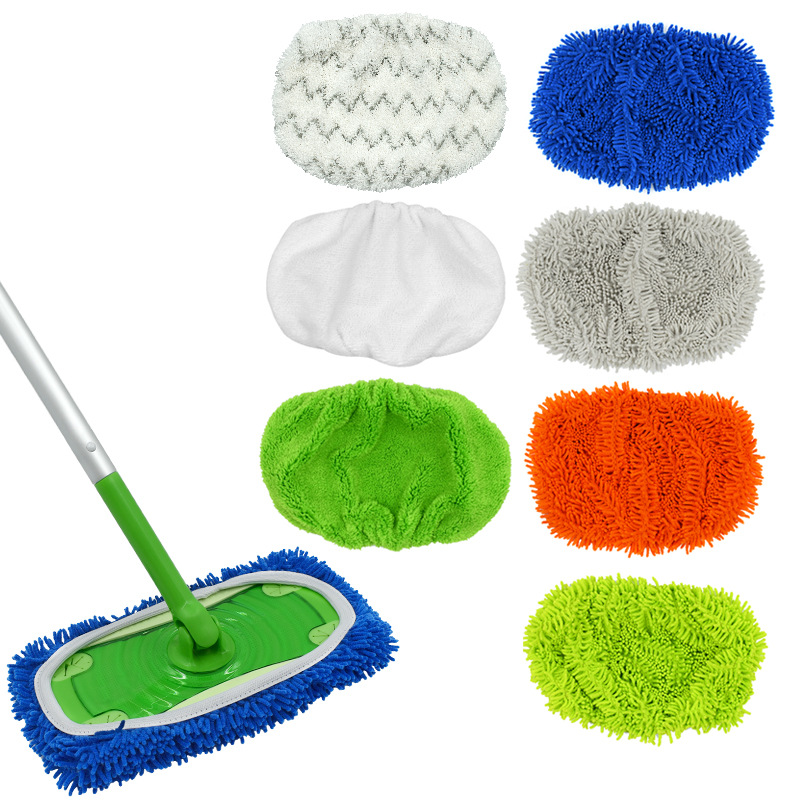 Адаптация к плоской подушечке для швабры Swiffer Sweeper из микрофибры, аксессуары для замены влажной и сухой швабры