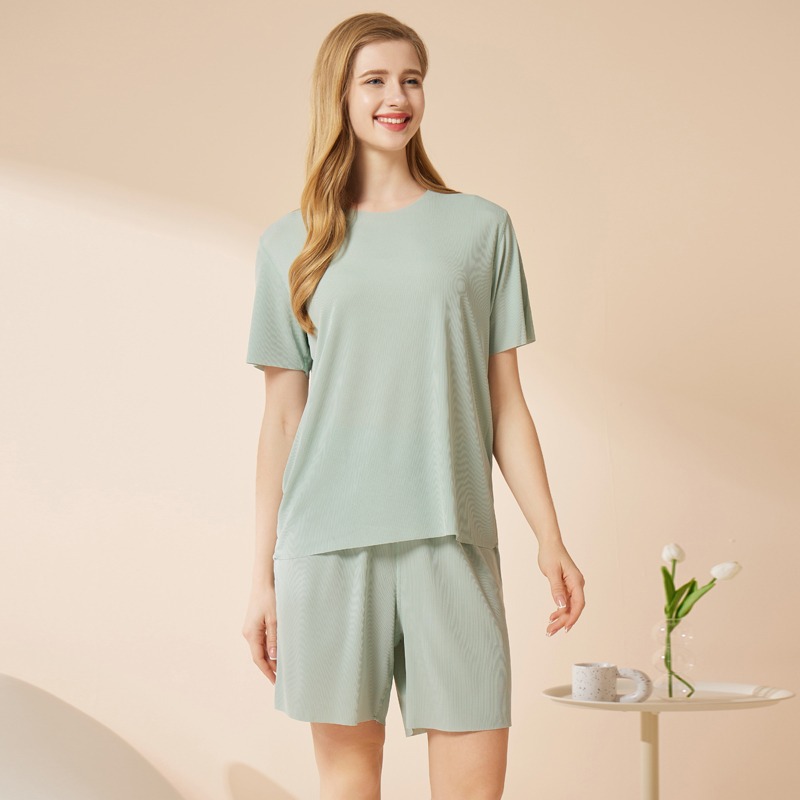 [Female-shirt + shorts] Green