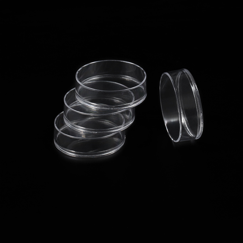 Round puff pad cosmetic cotton transparent packaging box Slime crystal box acrylic Universal Display storage box