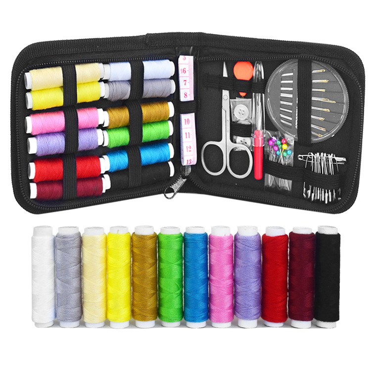 Factory Direct sewing kit suit home storage bag 70PCs fabric sewing kit travel sewing kit