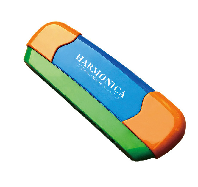Harmonica 16-hole C key beginners must buy harmonica Primary School 2 years teaching 16-hole harmonica early education center teaching aids