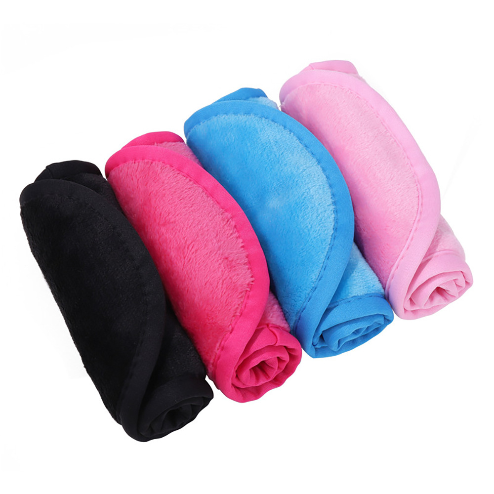 Amazon lazy water flannel makeup remover towel manufacturers wholesale beauty cleansing padded face makeup remover towel