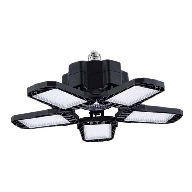Source factory direct sales Amazon Transformers LED garage lights 3 Leaf lights 5+1 floor lights folding lights
