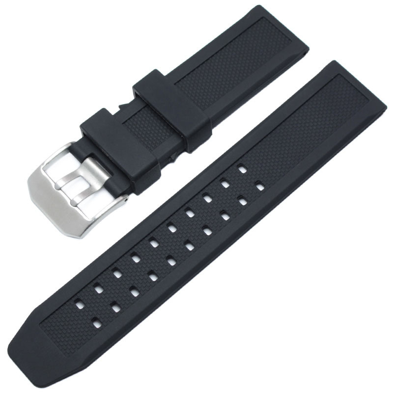 Adapted Watch lumiinox Rumino Watch Band 23mm Men's Silicone Watch Band Outdoor Sports Watch Band Wholesale
