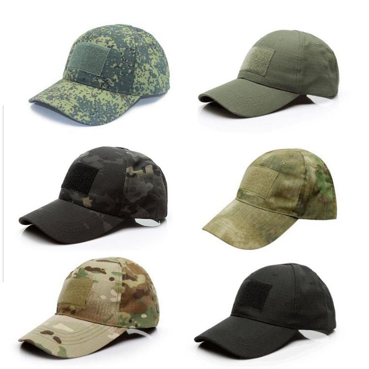 Tactical Hat Men's Baseball Cap Military Fan Outdoor Sun Hat Tennis Cap Velcro Bicycle Riding Cap