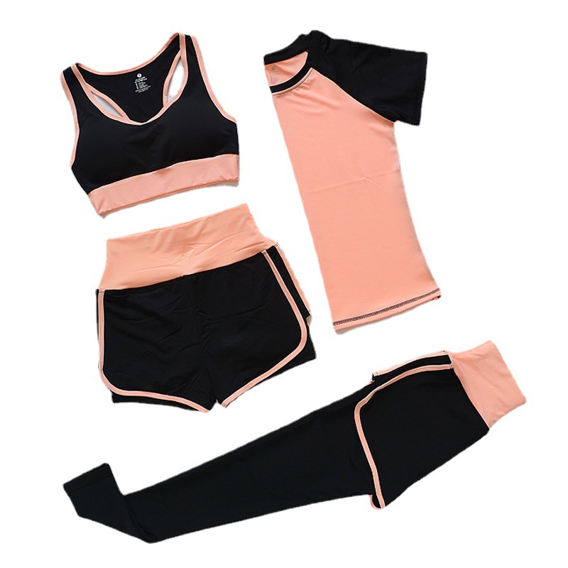 Sports Suit Women's Summer Gym Yoga Suit 2021 New Professional Morning Running Walking Clothes Spring and Autumn Yoga Internet Hot Quick Drying