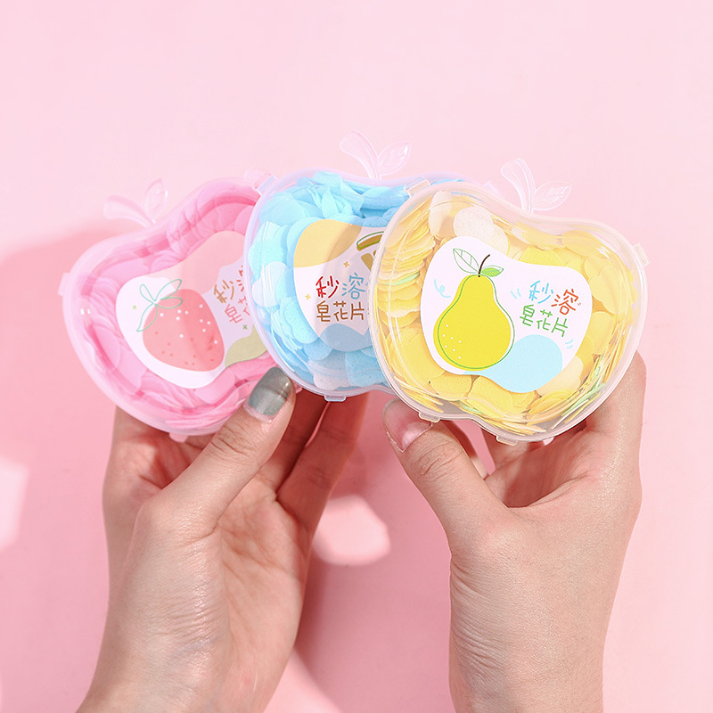 Portable Soap Tablets Outdoor Travel Disposable Hand Washing Tablets Students Carry Soap Tablets Hand Washing Soap Paper