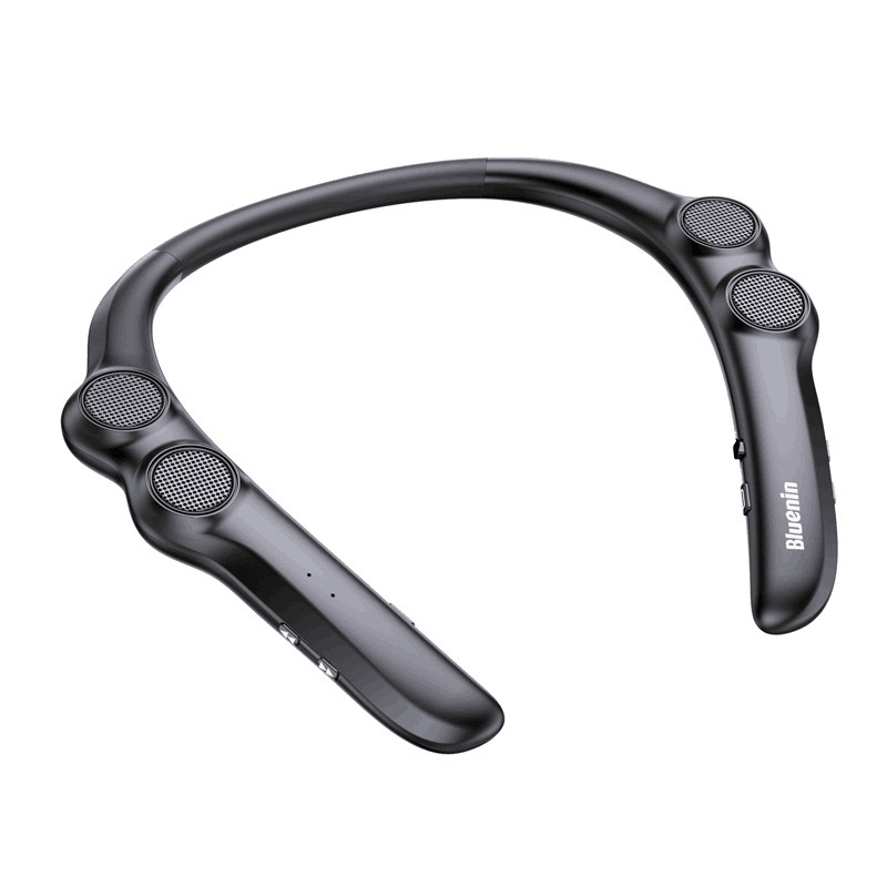 新型の首掛け式の無線のbluetoothスピーカーはミニのサブウーファの知能を身につけてステレオの重低音を装うことができます。|undefined