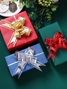 Christmas gift packaging bow flower wedding wedding car hand flower diy birthday gift sealing Packaging Accessories