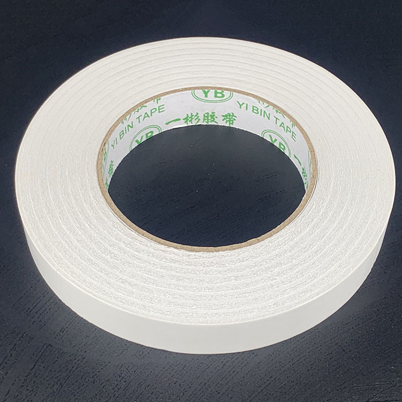 Transparent PET double-sided tape 50m white removable double-sided tape is resistant to pulling and not easy to break PET double-sided tape wholesale