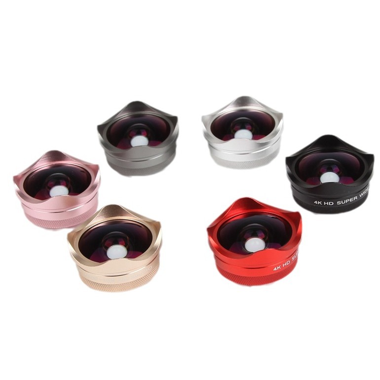 Lishi mobile phone lens 5K6K8K9K distortion-free wide-angle macro 2-in -1 4K HD live camera lens