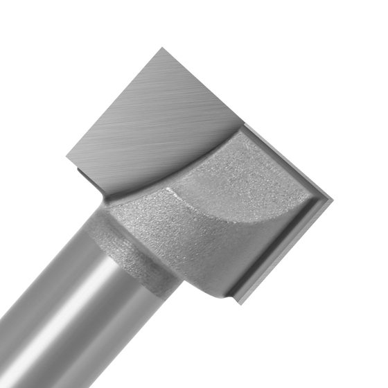 1/4 handle 1/2 handle bottom cleaning cutter woodworking milling cutter Bakelite slotting cutter trimming machine cutter head engraving machine Gong cutter