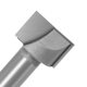 1/4 handle 1/2 handle bottom cleaning cutter woodworking milling cutter Bakelite slotting cutter trimming machine cutter head engraving machine Gong cutter